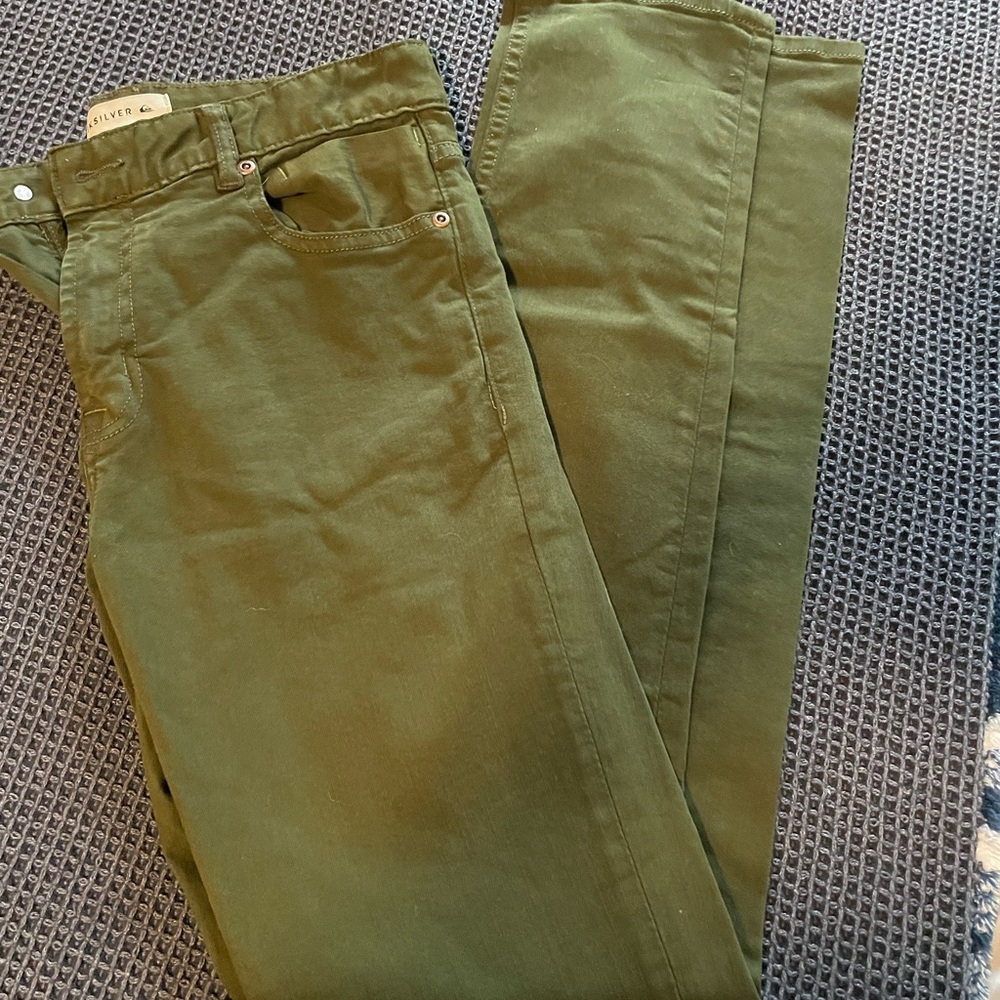 Quiksilver Men's Olive Chinos